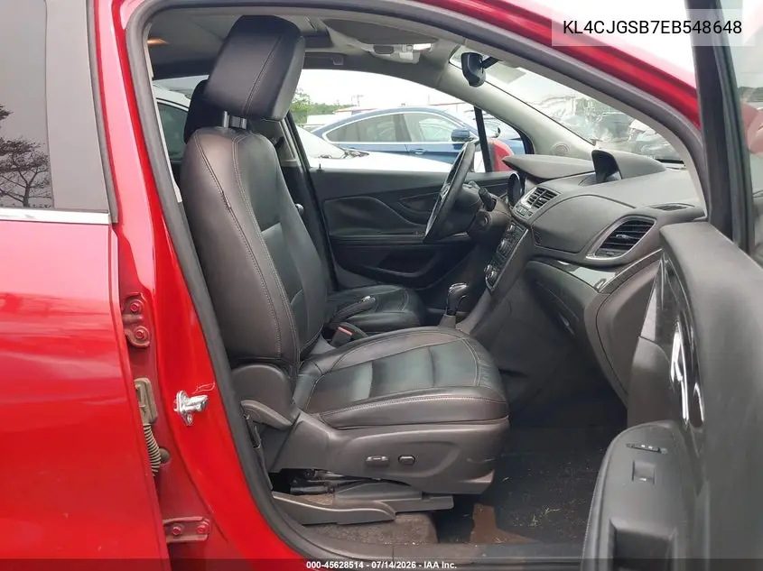 2014 Buick Encore Leather VIN: KL4CJGSB7EB548648 Lot: 45628514