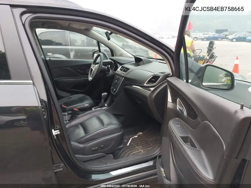 2014 Buick Encore Leather VIN: KL4CJCSB4EB758665 Lot: 45643102