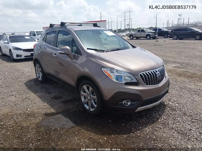 2014 Buick Encore Premium VIN: KL4CJDSB0EB537179 Lot: 45664435