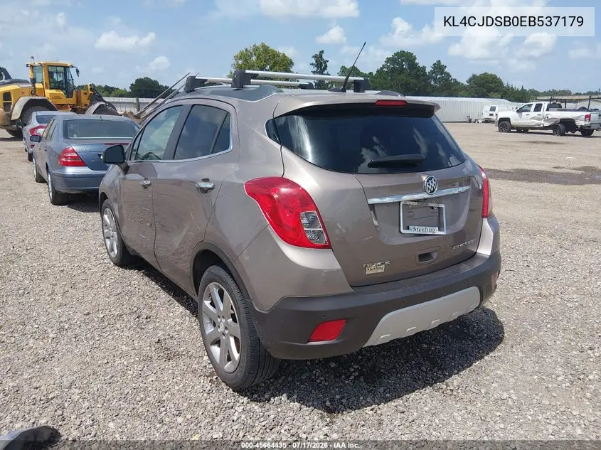 2014 Buick Encore Premium VIN: KL4CJDSB0EB537179 Lot: 45664435