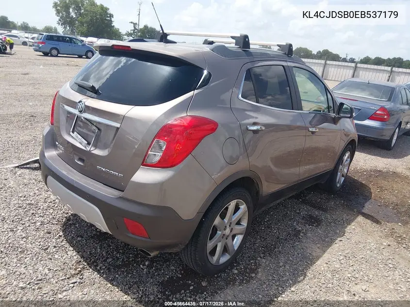 2014 Buick Encore Premium VIN: KL4CJDSB0EB537179 Lot: 45664435