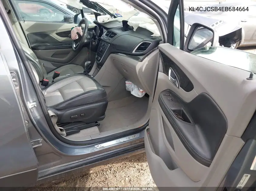 2014 Buick Encore Leather VIN: KL4CJCSB4EB684664 Lot: 45671017