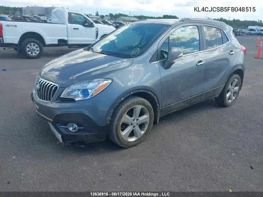 2015 Buick Encore VIN: KL4CJCSB5FB048515 Lot: 12636916X