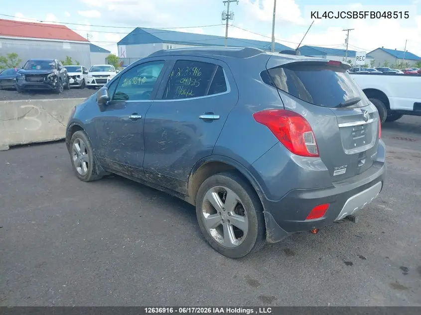2015 Buick Encore VIN: KL4CJCSB5FB048515 Lot: 12636916X
