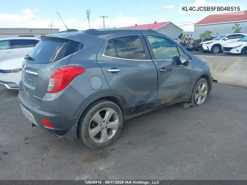 2015 Buick Encore VIN: KL4CJCSB5FB048515 Lot: 12636916X