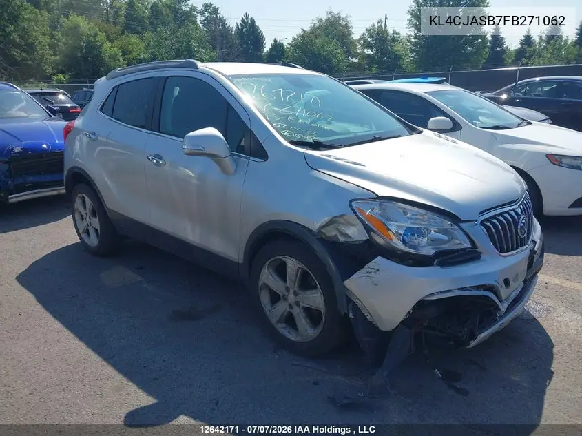 2015 Buick Encore Convenience VIN: KL4CJASB7FB271062 Lot: 12642171x