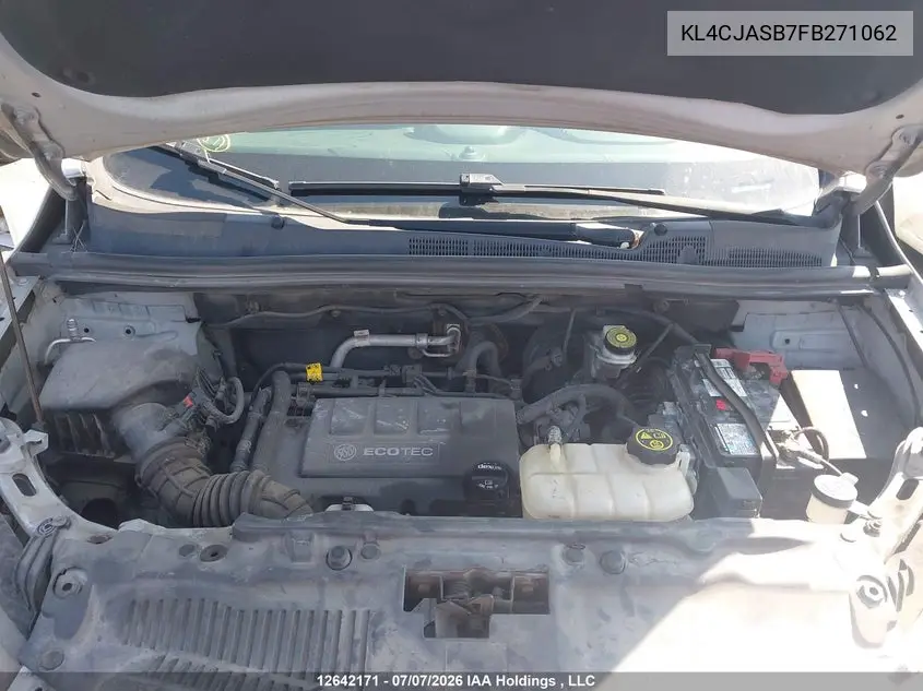 2015 Buick Encore Convenience VIN: KL4CJASB7FB271062 Lot: 12642171x