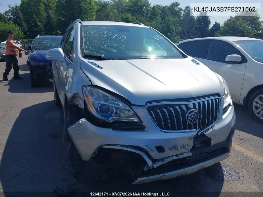2015 Buick Encore Convenience VIN: KL4CJASB7FB271062 Lot: 12642171x