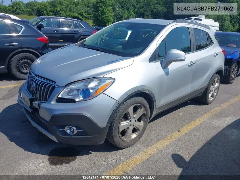 2015 Buick Encore Convenience VIN: KL4CJASB7FB271062 Lot: 12642171x