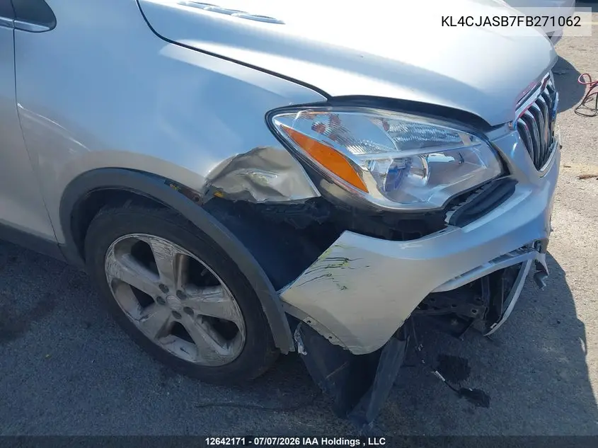 2015 Buick Encore Convenience VIN: KL4CJASB7FB271062 Lot: 12642171x
