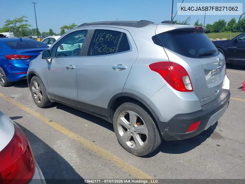 2015 Buick Encore Convenience VIN: KL4CJASB7FB271062 Lot: 12642171x