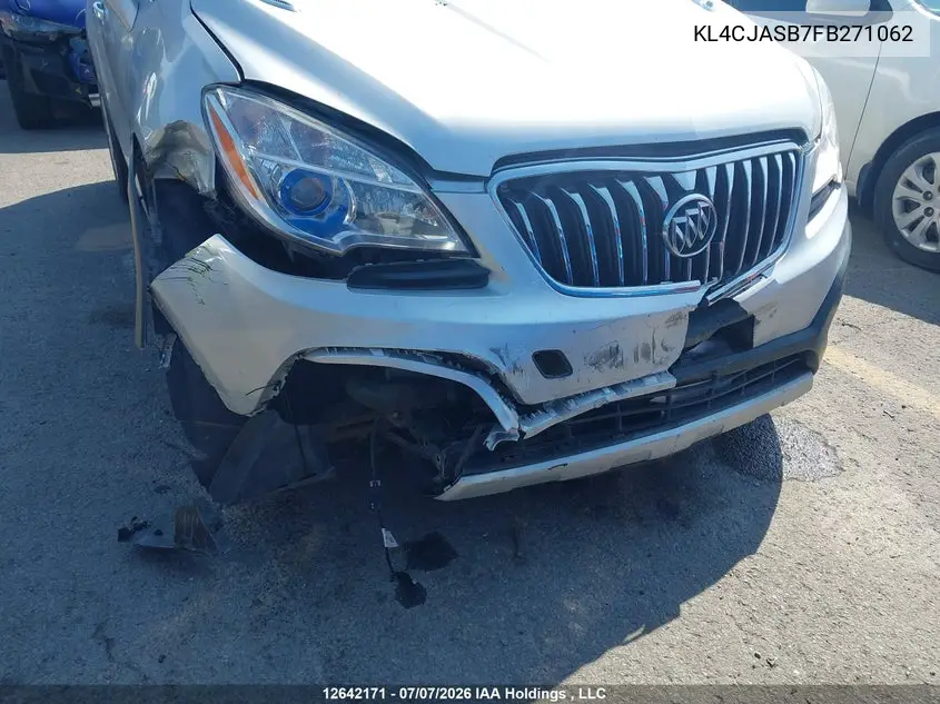 2015 Buick Encore Convenience VIN: KL4CJASB7FB271062 Lot: 12642171x