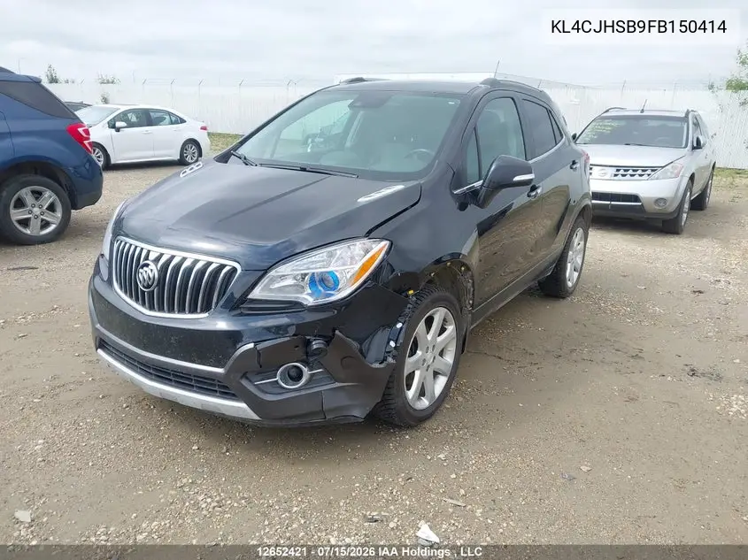 2015 Buick Encore Premium VIN: KL4CJHSB9FB150414 Lot: 12652421X
