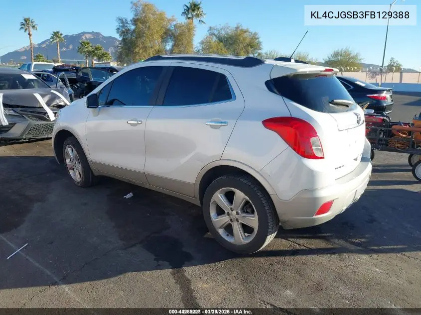KL4CJGSB3FB129388 2015 Buick Encore Leather