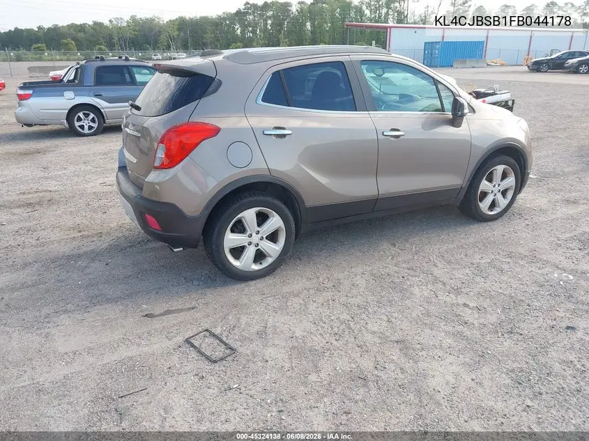 2015 Buick Encore Convenience VIN: KL4CJBSB1FB044178 Lot: 45324138