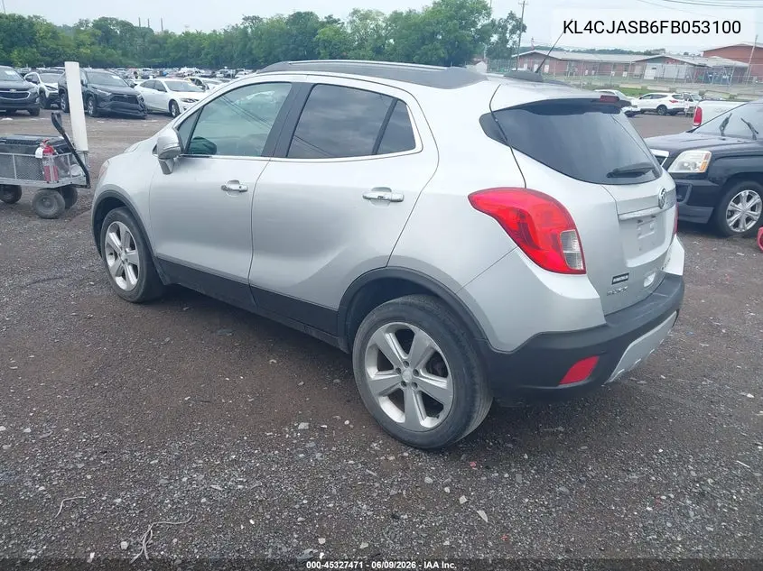 2015 Buick Encore VIN: KL4CJASB6FB053100 Lot: 45327471