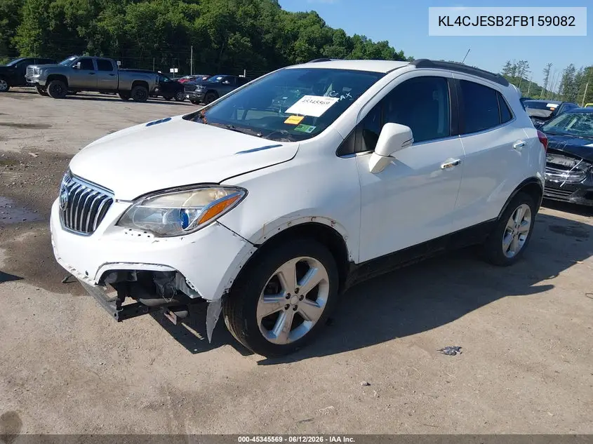 2015 Buick Encore VIN: KL4CJESB2FB159082 Lot: 45345569