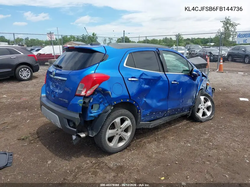 2015 Buick Encore Convenience VIN: KL4CJFSB6FB144736 Lot: 45379368