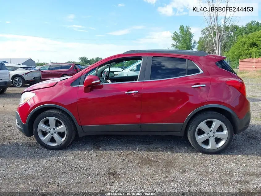 2015 Buick Encore Convenience VIN: KL4CJBSB0FB244453 Lot: 45379475