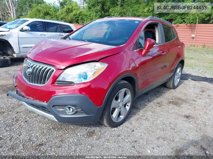 2015 Buick Encore Convenience VIN: KL4CJBSB0FB244453 Lot: 45379475
