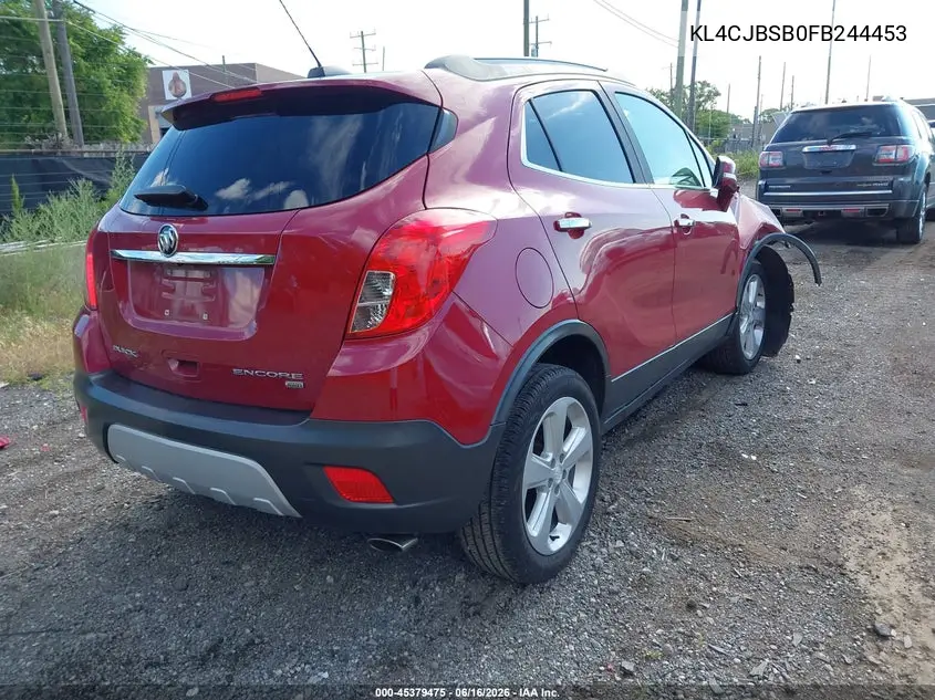 2015 Buick Encore Convenience VIN: KL4CJBSB0FB244453 Lot: 45379475