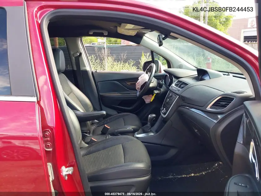 2015 Buick Encore Convenience VIN: KL4CJBSB0FB244453 Lot: 45379475