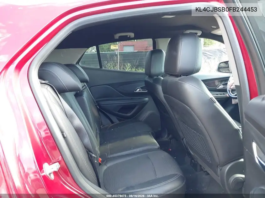 2015 Buick Encore Convenience VIN: KL4CJBSB0FB244453 Lot: 45379475