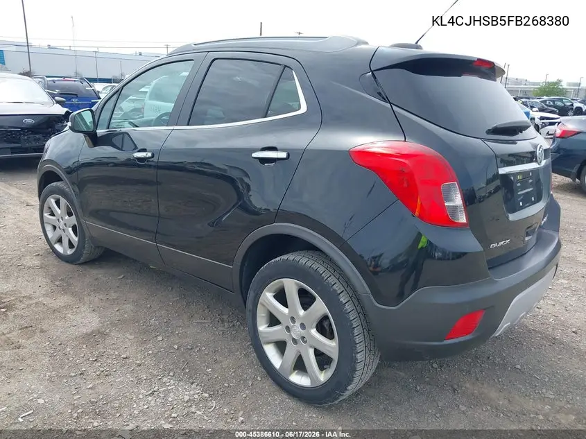2015 Buick Encore Premium VIN: KL4CJHSB5FB268380 Lot: 45386610