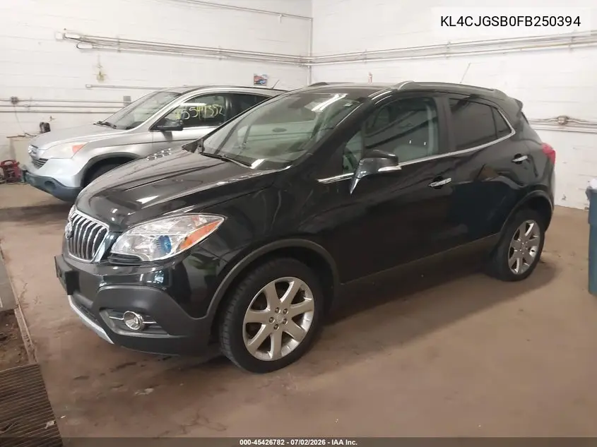 2015 Buick Encore Leather VIN: KL4CJGSB0FB250394 Lot: 45426782