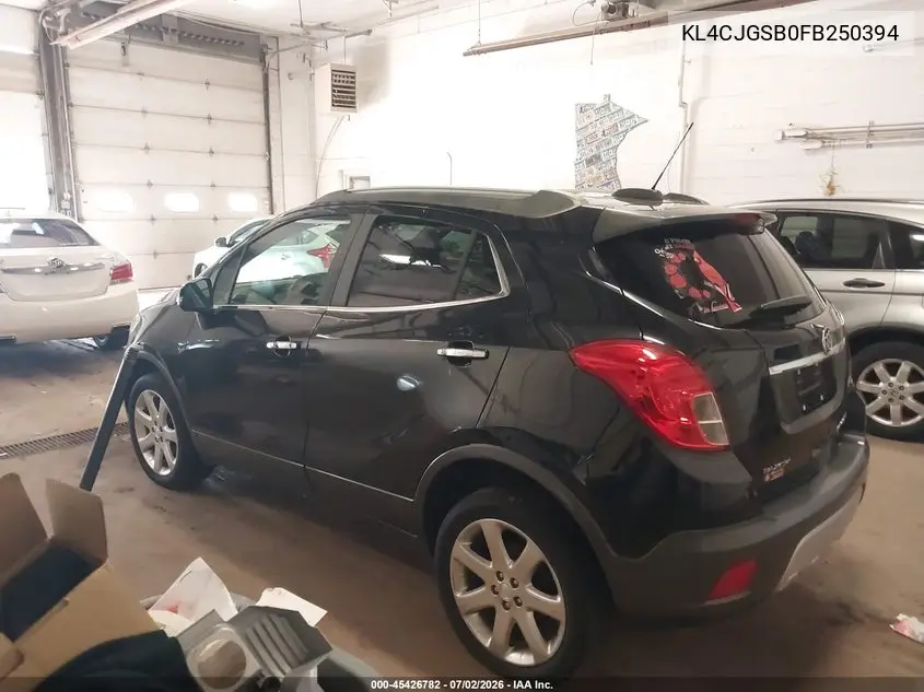 2015 Buick Encore Leather VIN: KL4CJGSB0FB250394 Lot: 45426782
