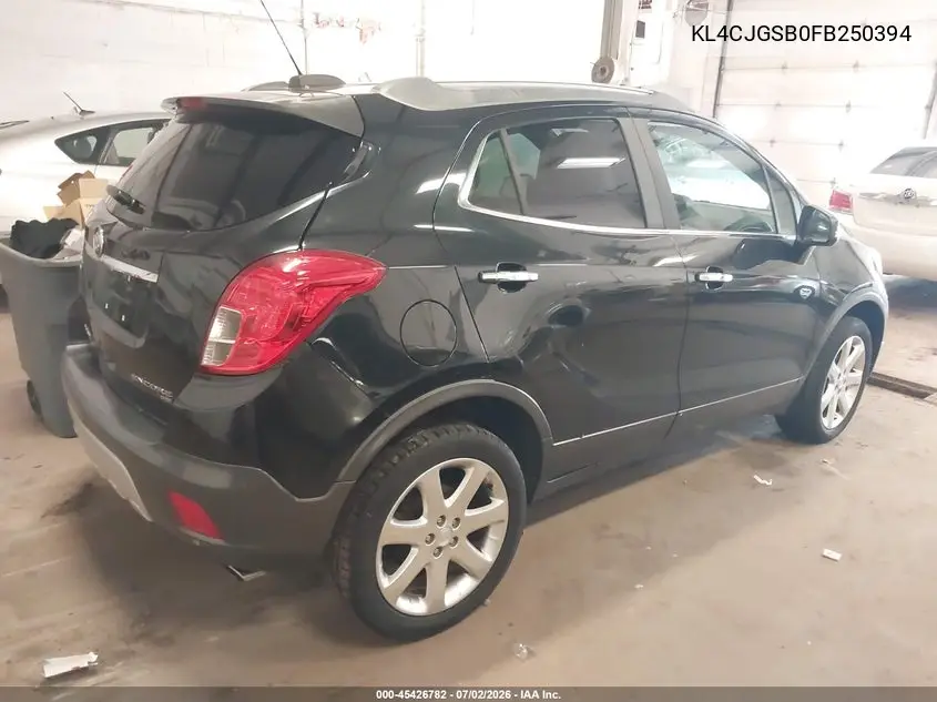 2015 Buick Encore Leather VIN: KL4CJGSB0FB250394 Lot: 45426782
