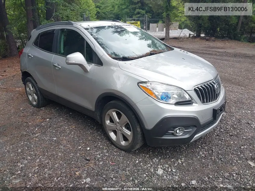 2015 Buick Encore Convenience VIN: KL4CJFSB9FB130006 Lot: 45602717