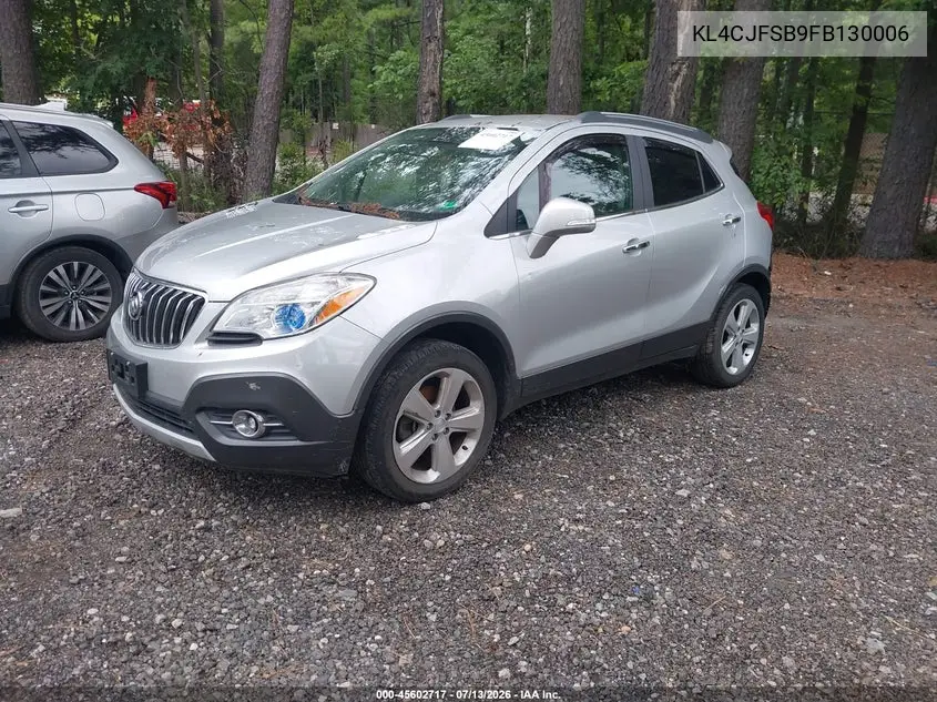 2015 Buick Encore Convenience VIN: KL4CJFSB9FB130006 Lot: 45602717