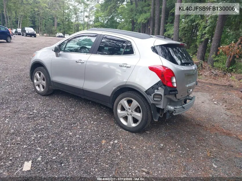 2015 Buick Encore Convenience VIN: KL4CJFSB9FB130006 Lot: 45602717