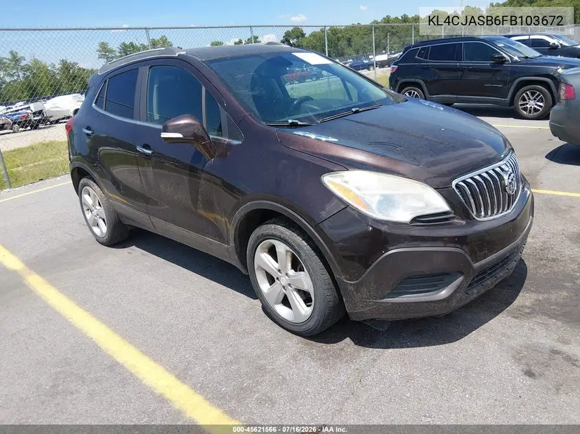 2015 Buick Encore VIN: KL4CJASB6FB103672 Lot: 45621566