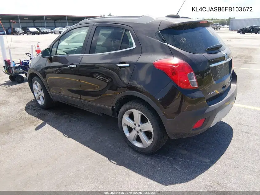 2015 Buick Encore VIN: KL4CJASB6FB103672 Lot: 45621566