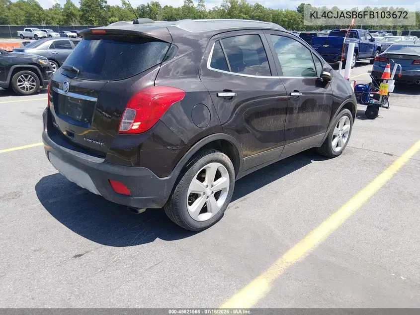2015 Buick Encore VIN: KL4CJASB6FB103672 Lot: 45621566