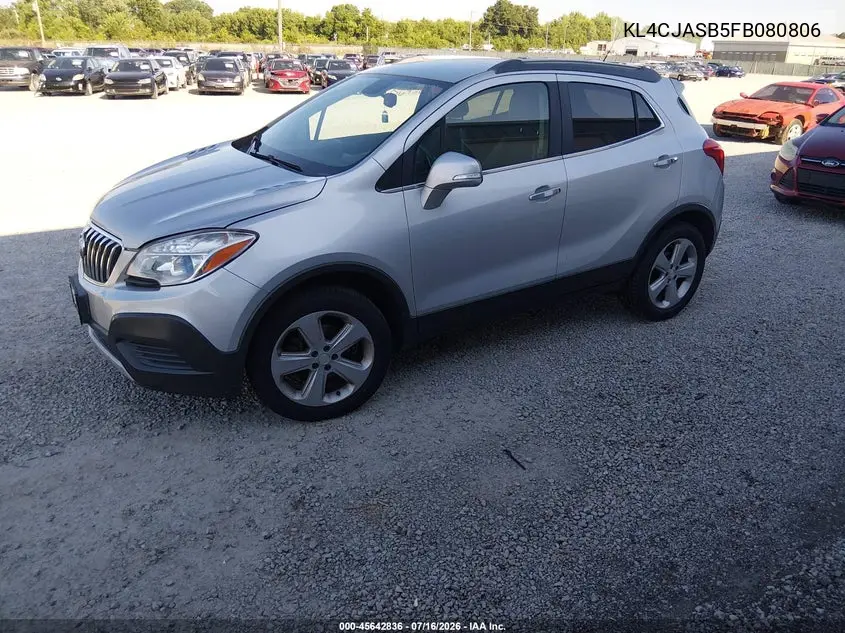 2015 Buick Encore VIN: KL4CJASB5FB080806 Lot: 45642836