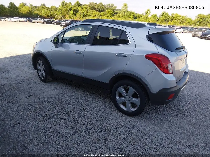 2015 Buick Encore VIN: KL4CJASB5FB080806 Lot: 45642836
