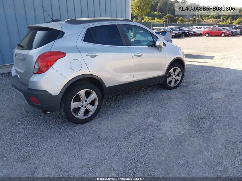 2015 Buick Encore VIN: KL4CJASB5FB080806 Lot: 45642836