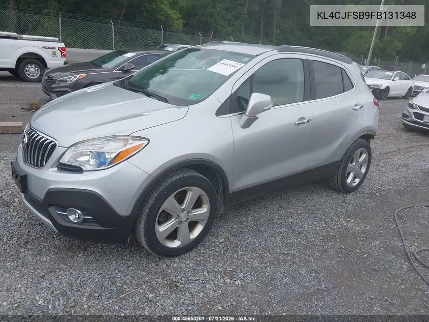 2015 Buick Encore Convenience VIN: KL4CJFSB9FB131348 Lot: 45653201