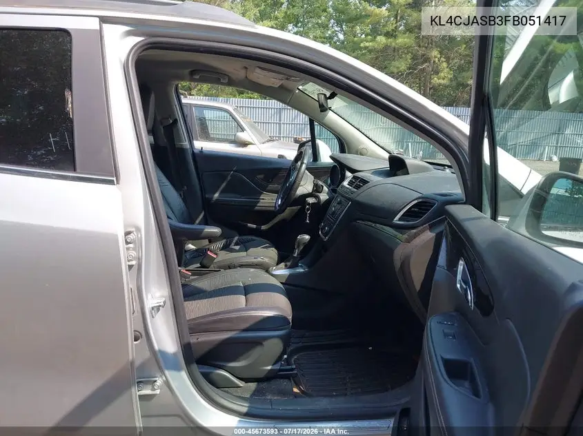 2015 Buick Encore VIN: KL4CJASB3FB051417 Lot: 45673593