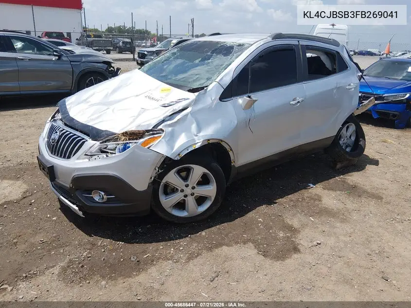 2015 Buick Encore Convenience VIN: KL4CJBSB3FB269041 Lot: 45686447