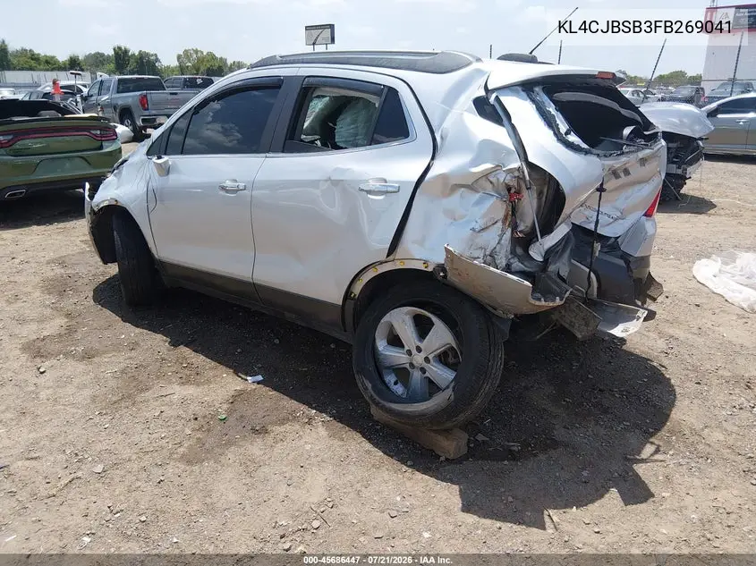 2015 Buick Encore Convenience VIN: KL4CJBSB3FB269041 Lot: 45686447