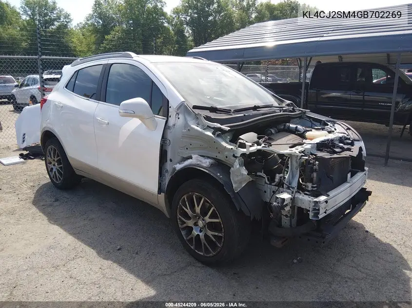2016 Buick Encore Sport Touring VIN: KL4CJ2SM4GB702269 Lot: 45244209