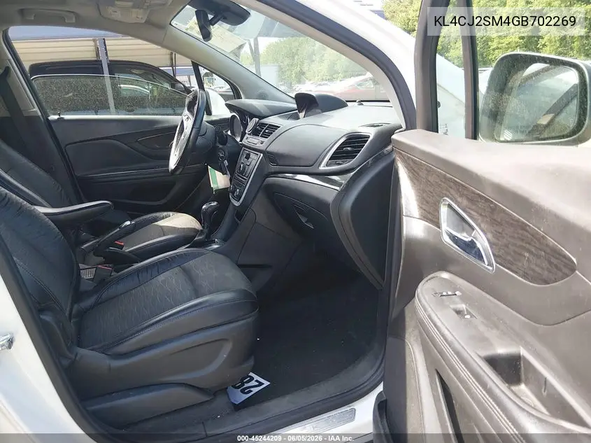 2016 Buick Encore Sport Touring VIN: KL4CJ2SM4GB702269 Lot: 45244209
