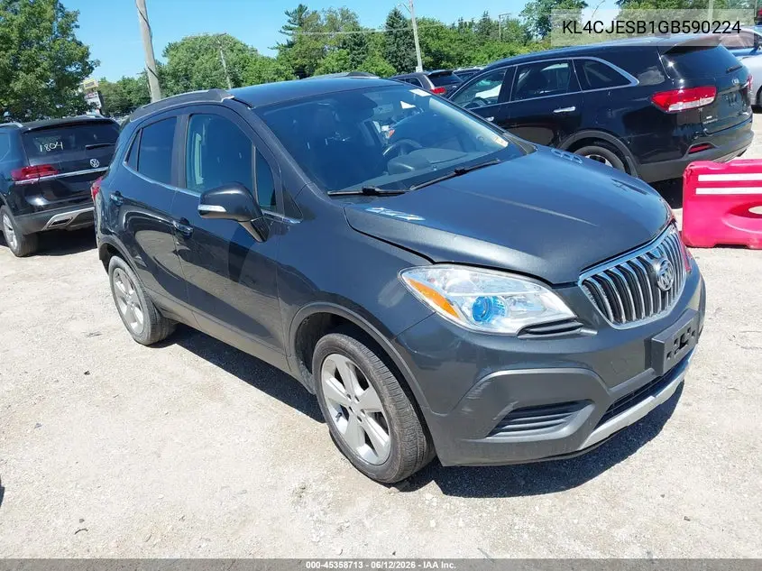 2016 Buick Encore VIN: KL4CJESB1GB590224 Lot: 45358713