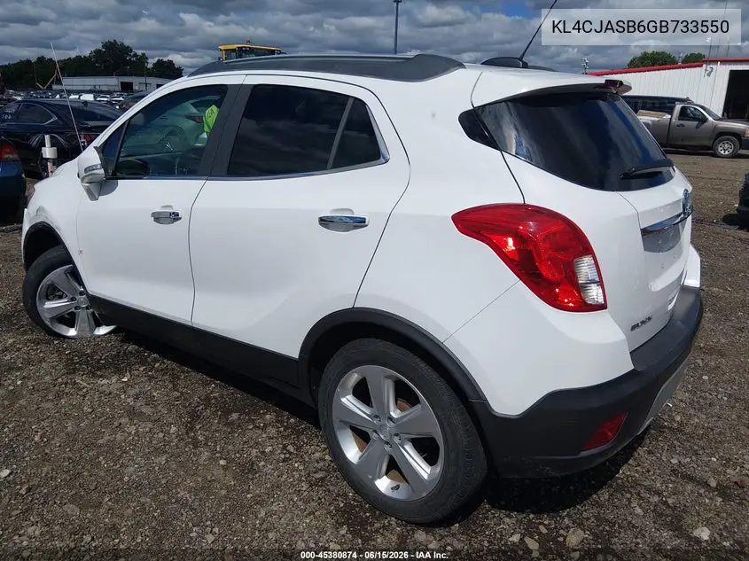 2016 Buick Encore VIN: KL4CJASB6GB733550 Lot: 45380874