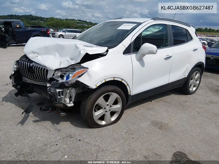 2016 Buick Encore VIN: KL4CJASBXGB627487 Lot: 45560910