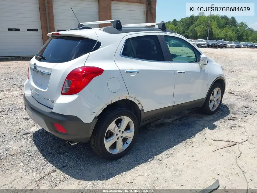 2016 Buick Encore VIN: KL4CJESB7GB684639 Lot: 45630982